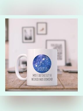 New, Moonlight Makers Scorpio (Signs Of Zodiac) 11oz Ceramic Coffee Mug
